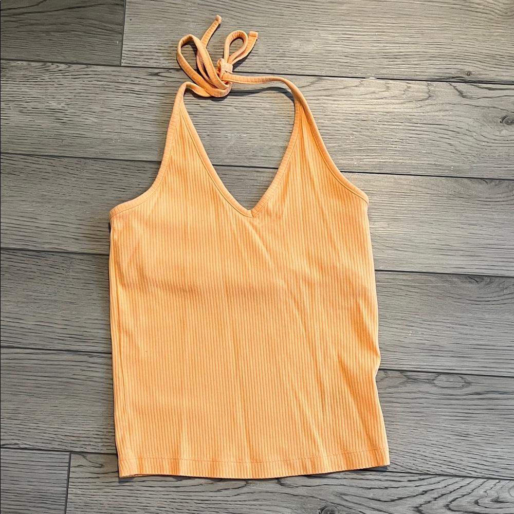 Old Navy Orange Halter Top